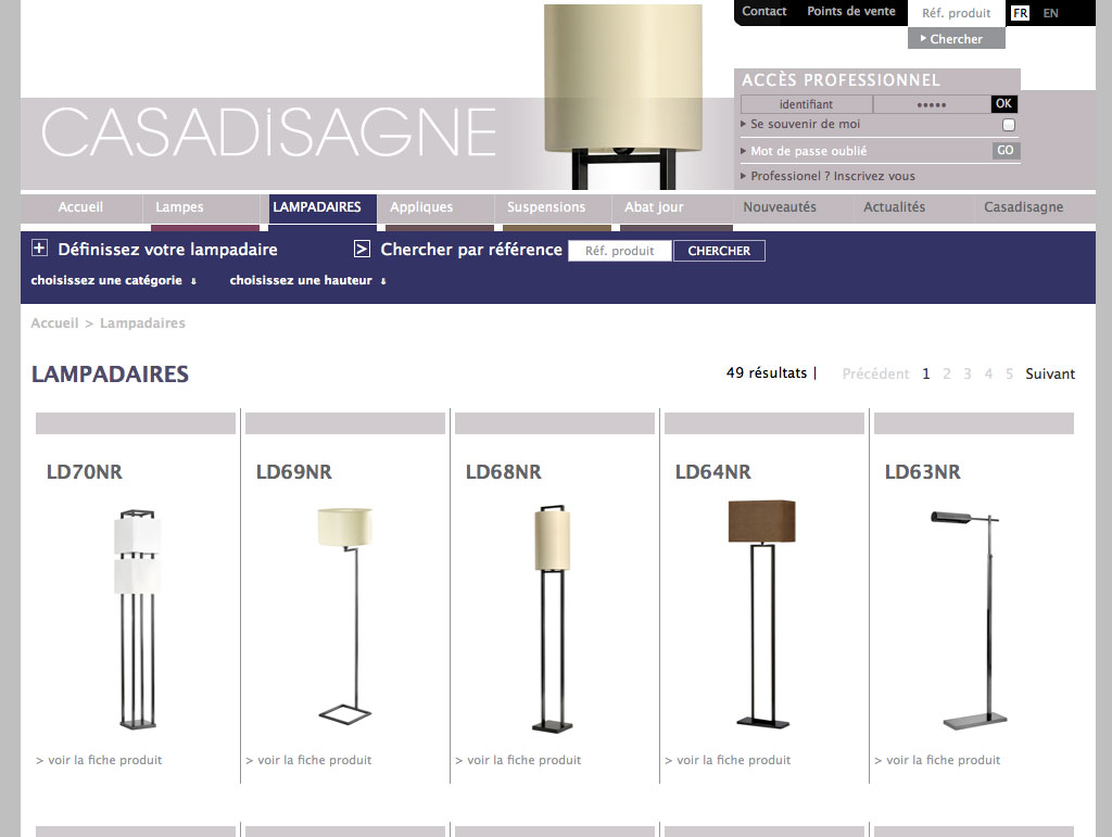 Casadisagne - Lampadaires